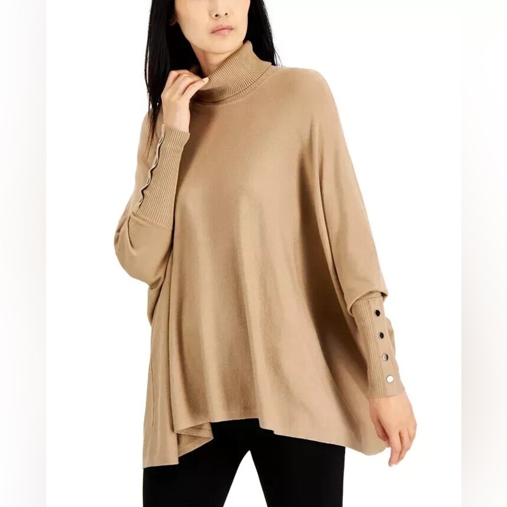 Alfani Turtle Neck Poncho